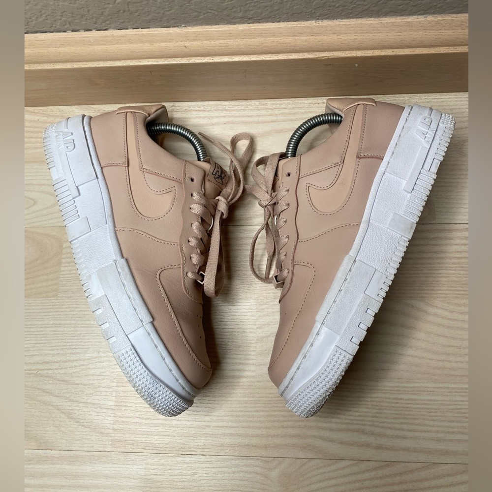 Nike Air Force 1 Low Pixel Particle Beige CK6649-200 Womens Shoes Size 7.5